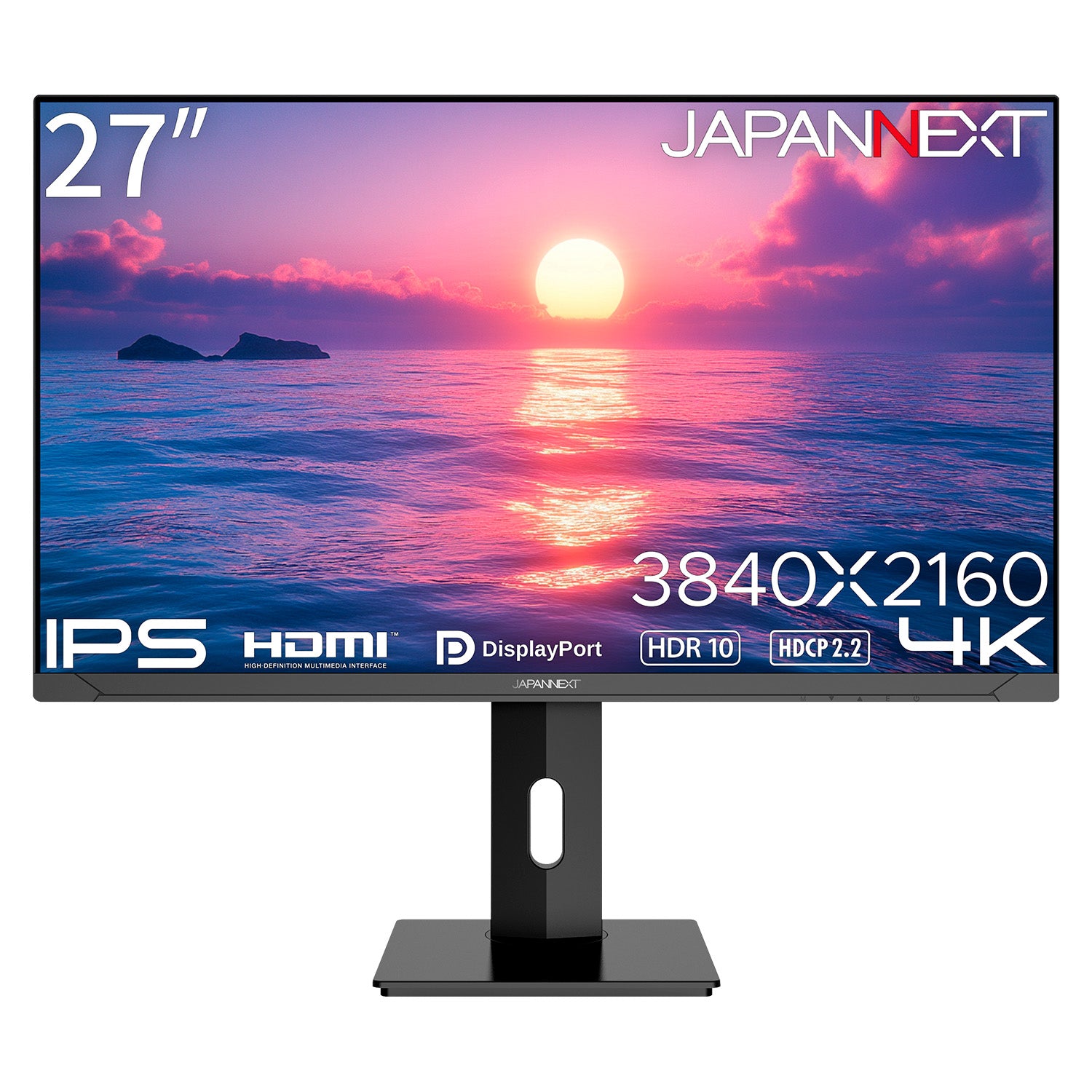 JAPANNEXT 27インチ IPSパネル搭載 4K(3840x2160)解像度 液晶