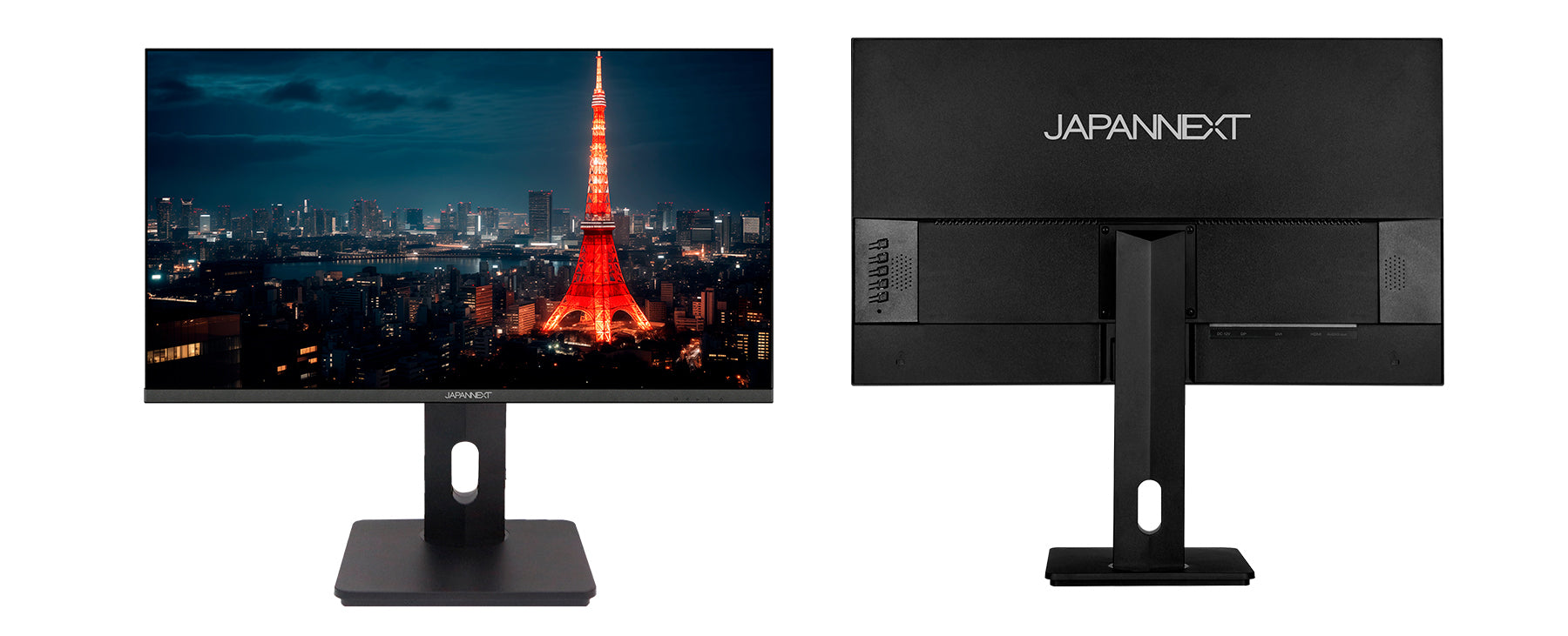 JAPANNEXT 23.8インチ IPSパネル搭載 WQHD(2560x1440)解像度 液晶モニター JN-IPS2380FLWQHD-HSP-N  HDMI DP DVI-I sRGB:99% DCI-P3:95% 高さ調整 ピボット機能搭載