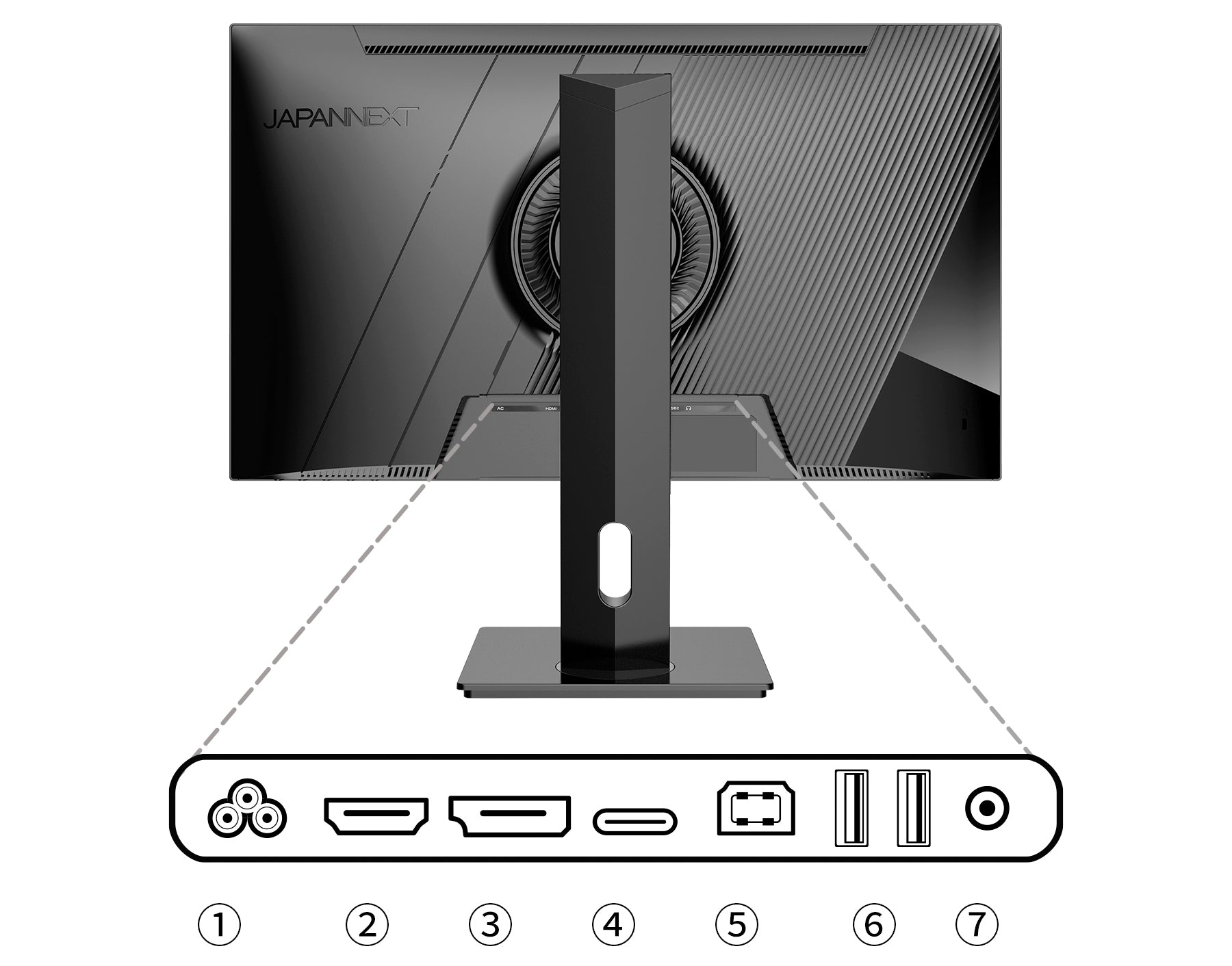 JAPANNEXT 23.8インチ IPSパネル搭載 4K(3840x2160)解像度 液晶モニター JN-IPS2380UHDR-C65W-HSP  HDMI DP USB Type-C(最大65W給電) HDR sRGB:100% DCI-P3:95% PBP/PIP KVM機能 高さ調整  ピボット機能搭載