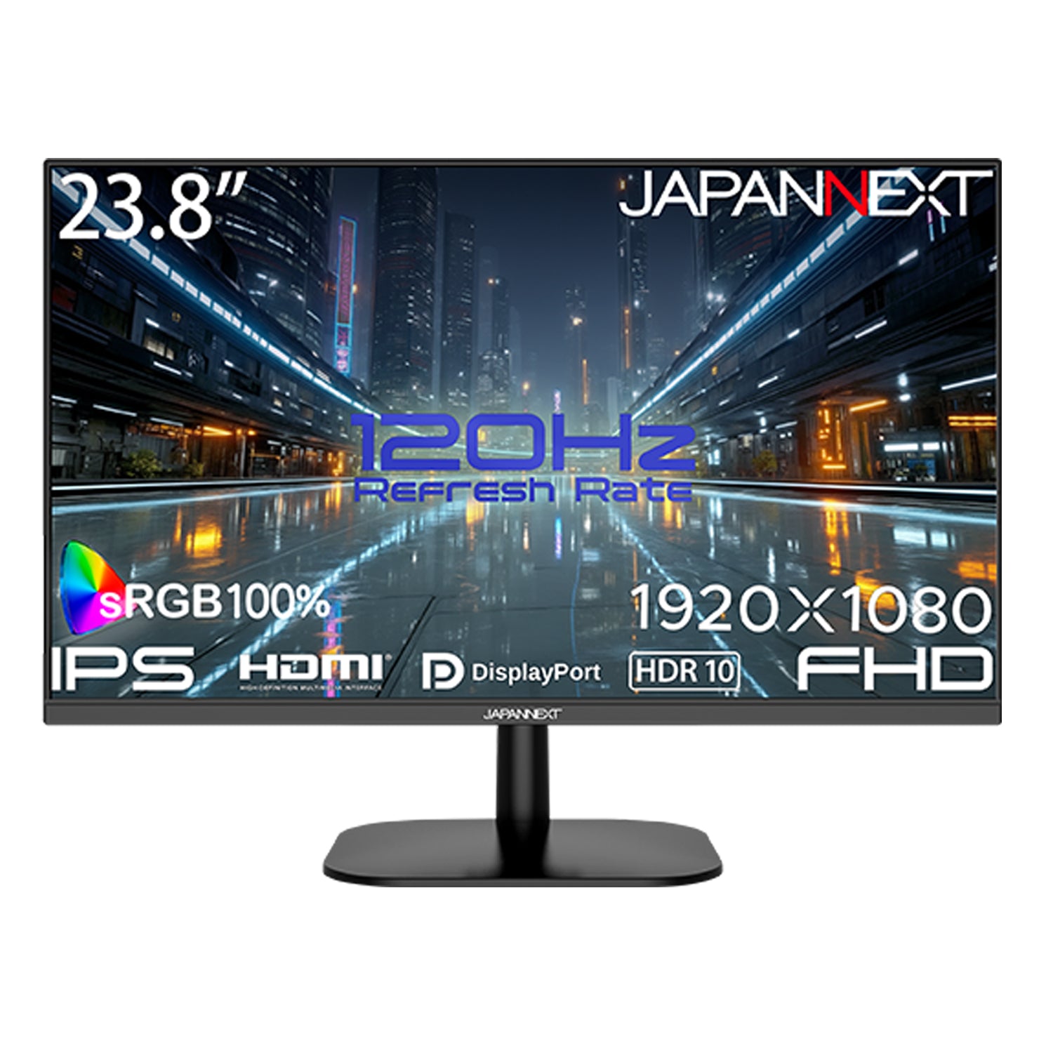 JAPANNEXT 23.8インチ IPSパネル搭載 120Hz対応 液晶モニター JN