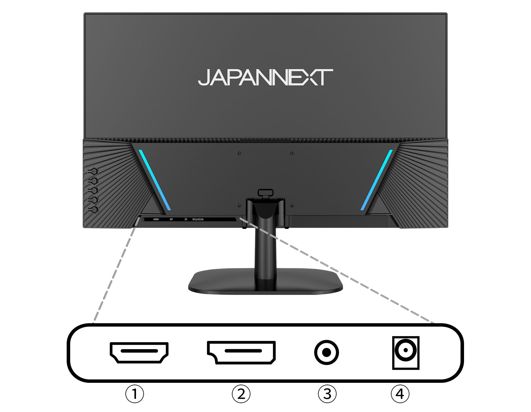 JAPANNEXT 23.8インチ IPSパネル搭載 120Hz対応 液晶モニター JN