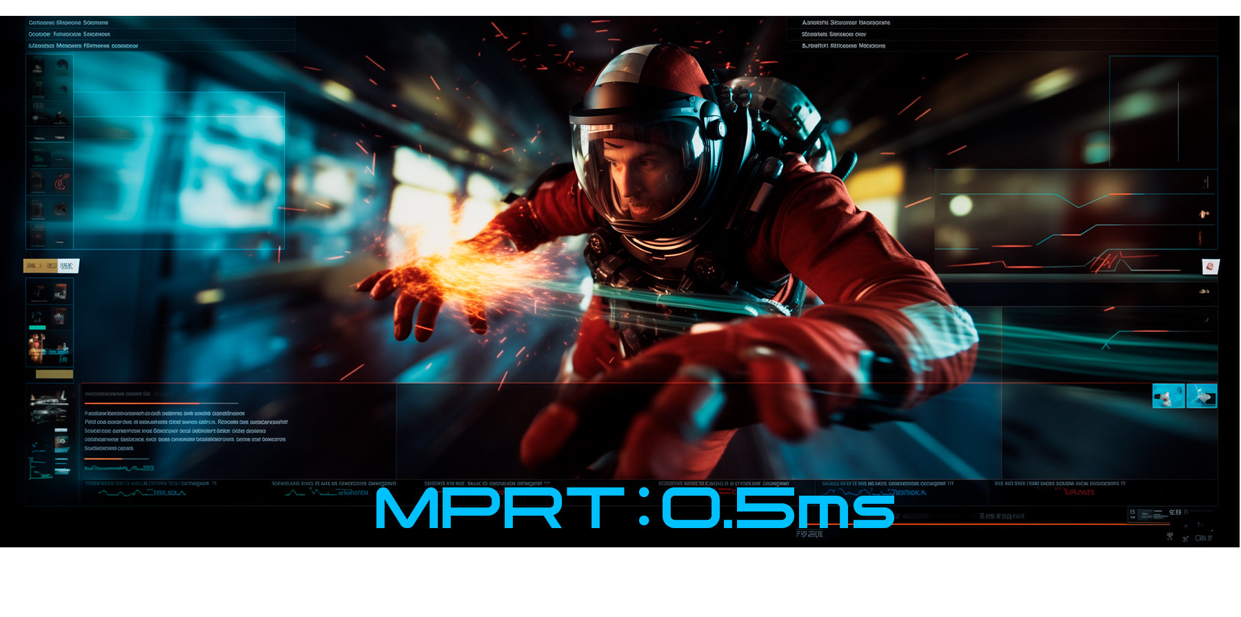 応答速度MPRT：0.5ms