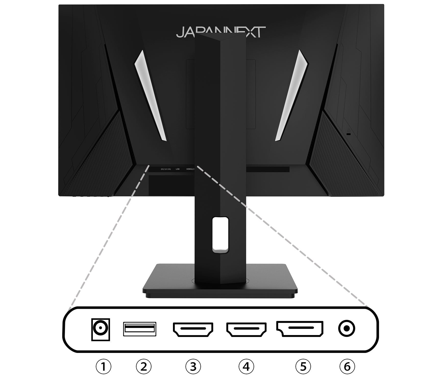 JAPANNEXT 24.5インチIPSパネル 240Hz対応ゲーミングモニター JN