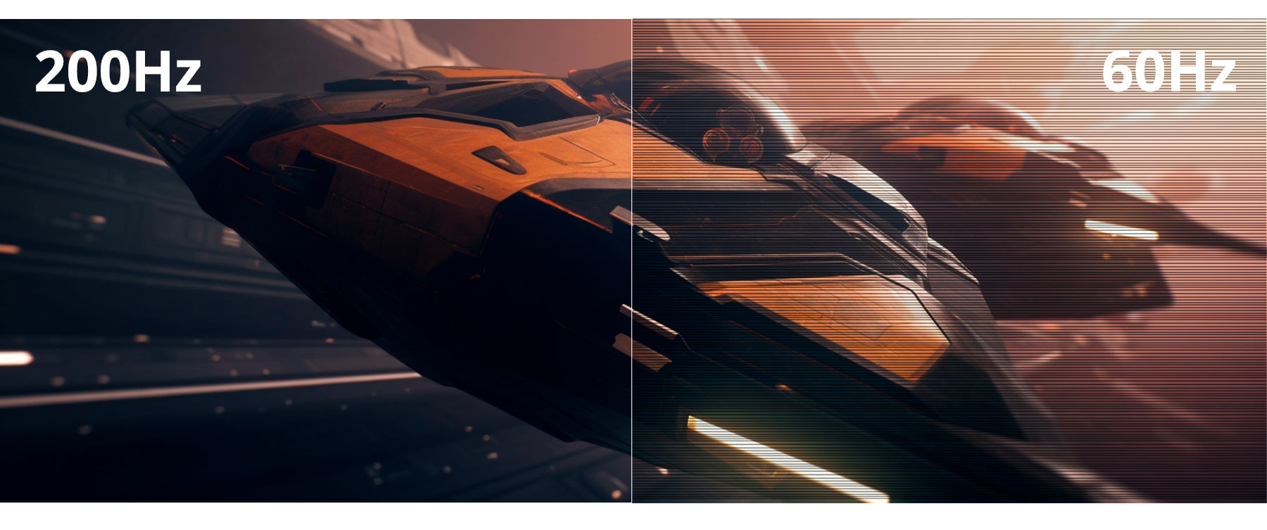 高速リフレッシュレート：200Hz 