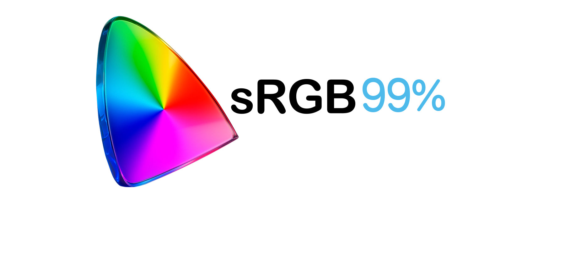 sRGB:99％をカバー