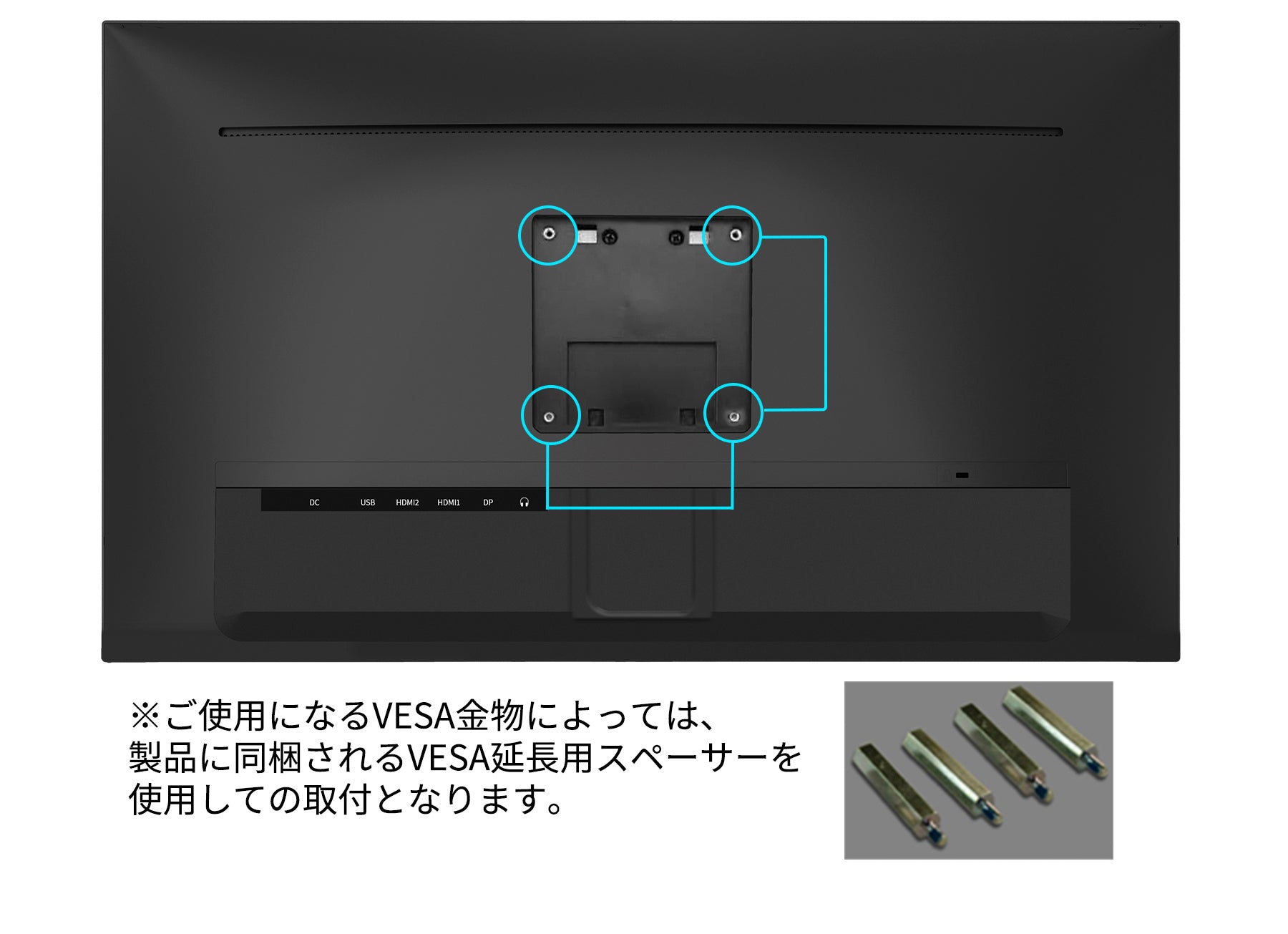 JAPANNEXT 27インチ 昇降式スタンド搭載4K(3840x2160)液晶モニター JN