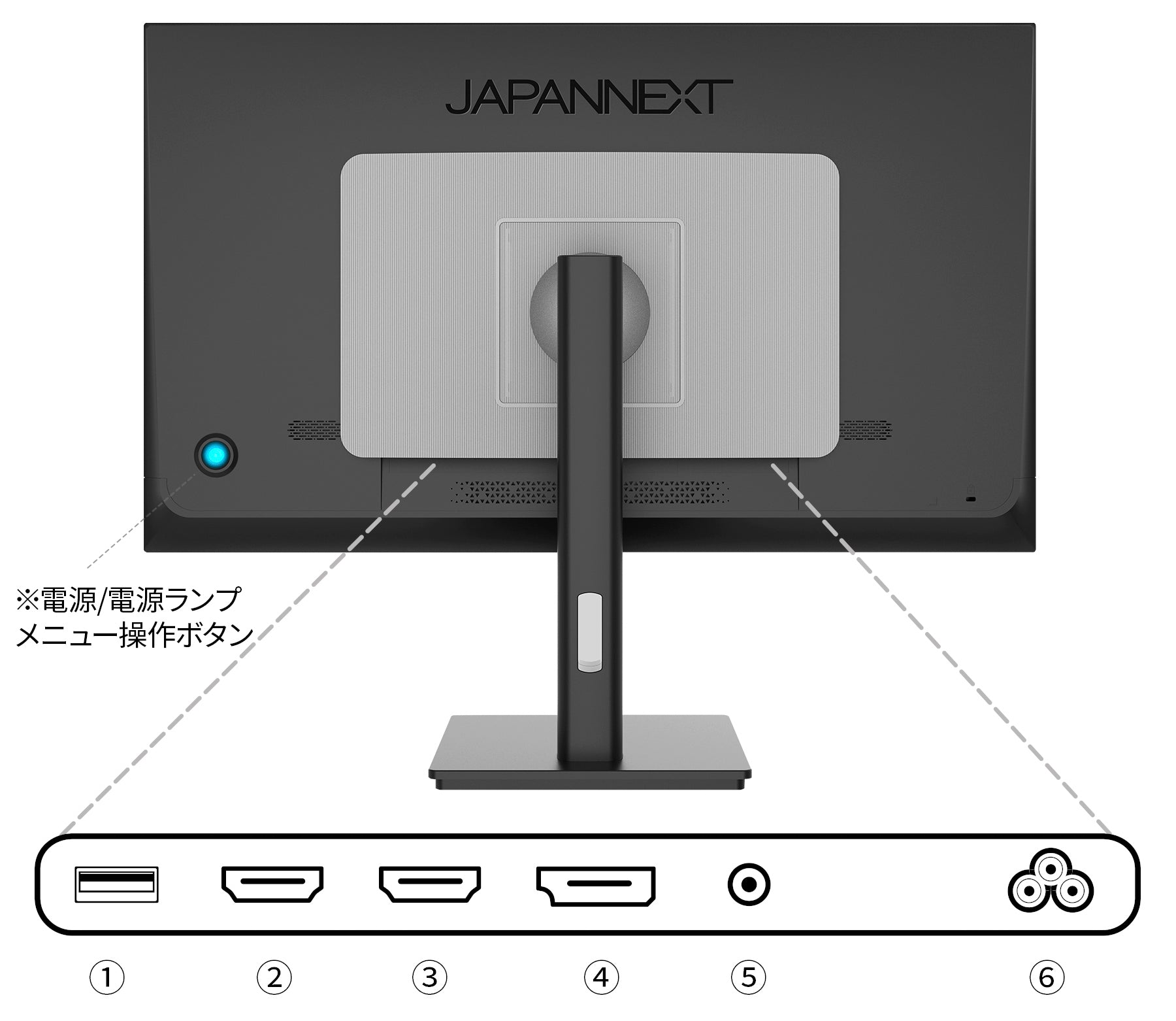 JAPANNEXT 27インチ IPSパネル搭載 4K(3840x2160)解像度 液晶モニター 