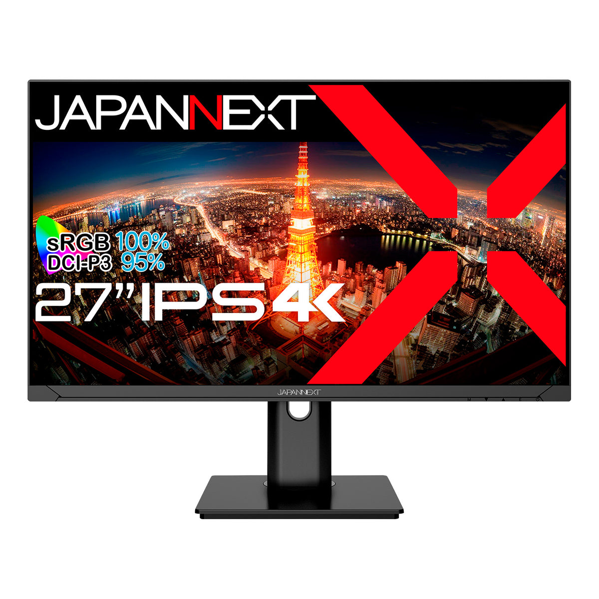 JAPANNEXT 27インチ IPSパネル搭載 4K(3840x2160)解像度 液晶モニター 