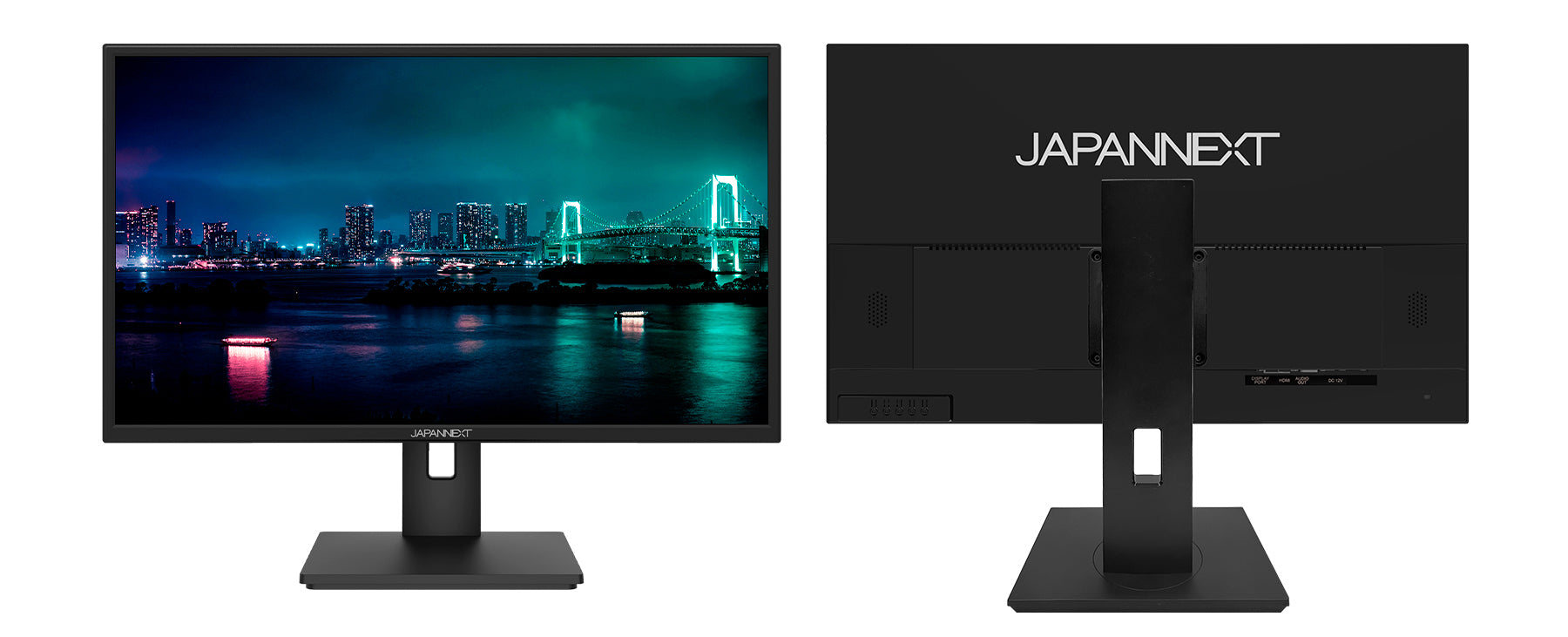 JAPANNEXT 27インチ IPSパネル搭載 WQHD(2560x1440)解像度 液晶モニター JN-IPS271WQHD-HSP HDMI  DP sRGB100% 高さ調整 ピボット機能搭載