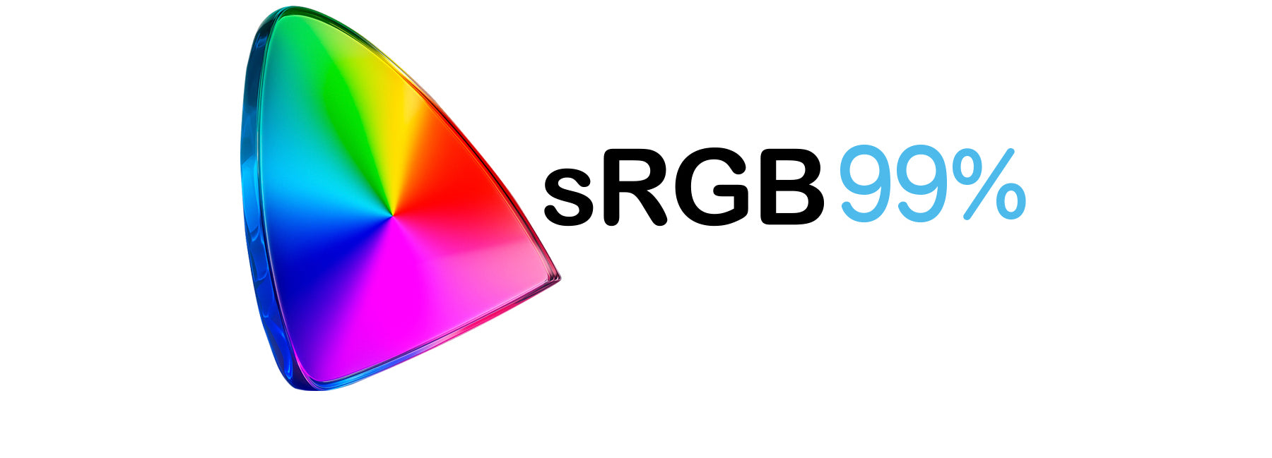 sRGB:99％をカバー