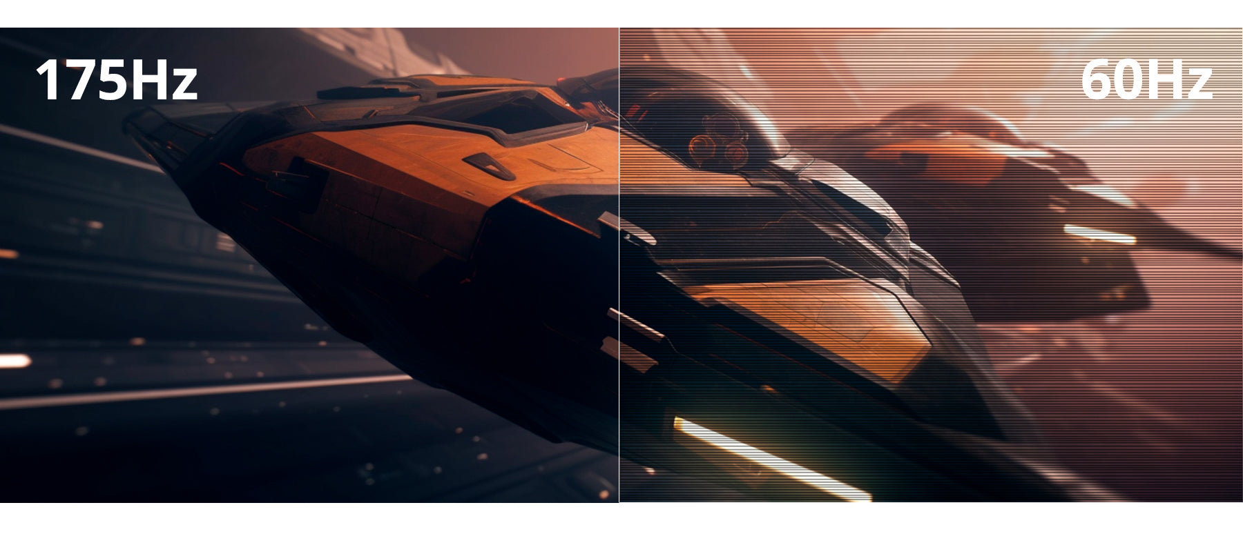 高速リフレッシュレート：175Hz 