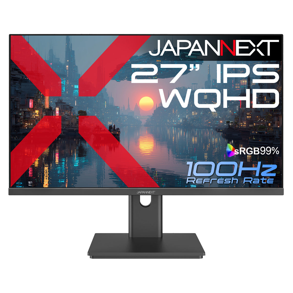 Amazon.co.jp限定】 JAPANNEXT 27インチ IPSパネル搭載 WQHD(2560x1440 
