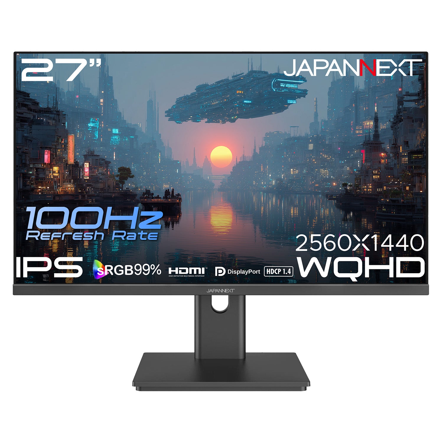 Amazon.co.jp限定】 JAPANNEXT 27インチ IPSパネル搭載 WQHD(2560x1440