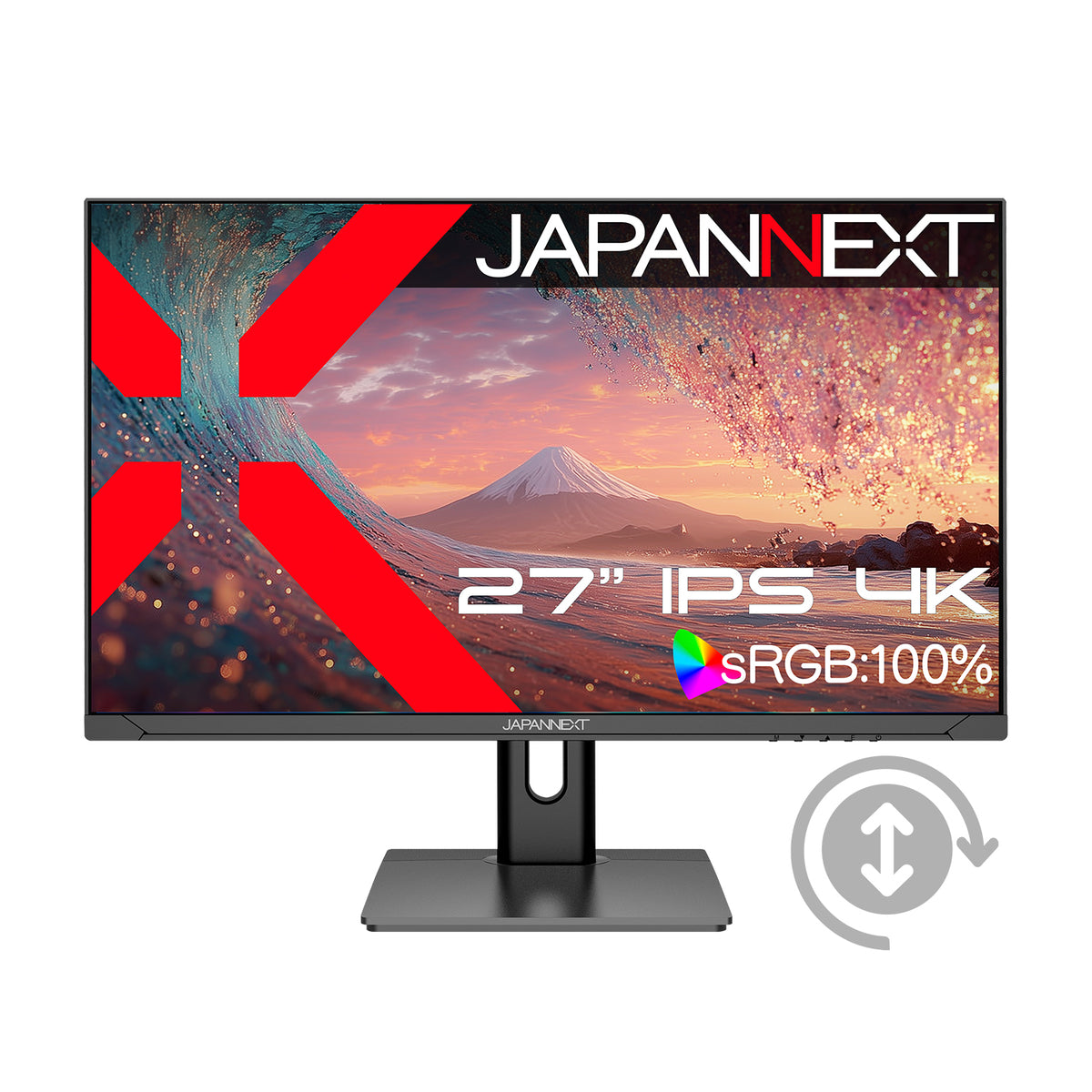 JAPANNEXT 27インチ IPSパネル搭載 4K(3840x2160)解像度 液晶モニター JN-IPS27U-HSP HDMI ...