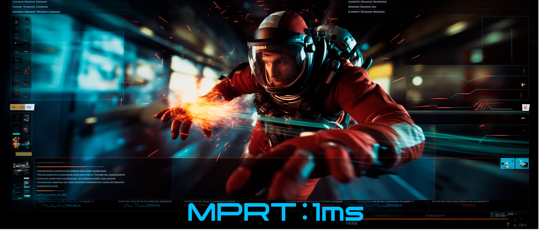応答速度MPRT：1ms