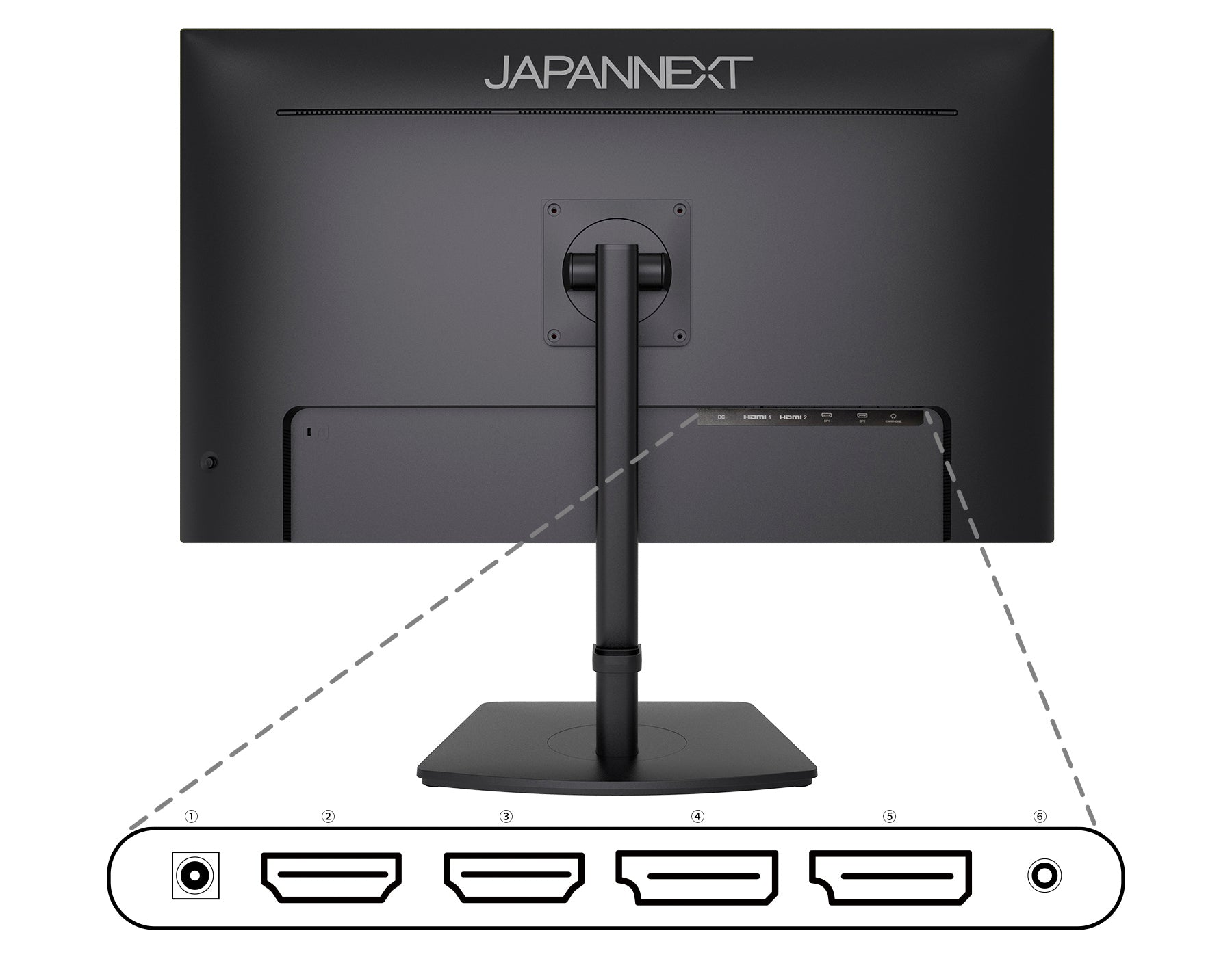 JAPANNEXT 31.5インチ IPSパネル搭載 WQHD(2560x1440)解像度 液晶モニター JN-IPS315WQHDR-HSP  HDMI DP HDR sRGB100% 高さ調整 ピボット機能搭載