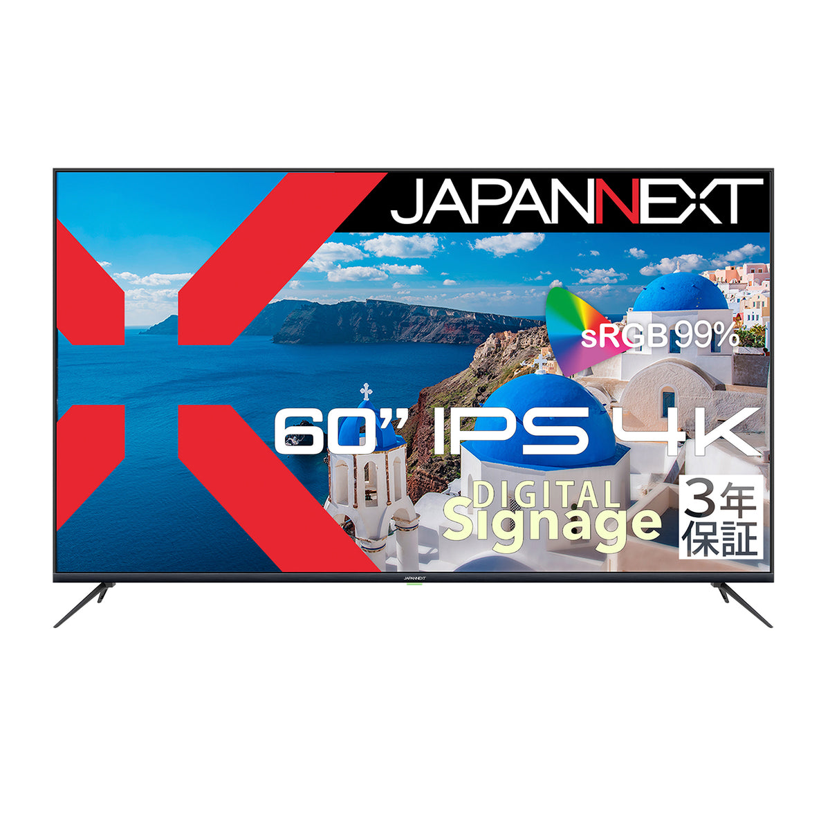 3年保証モデル】JAPANNEXT 60インチ IPSパネル搭載 4K(3840x2160 