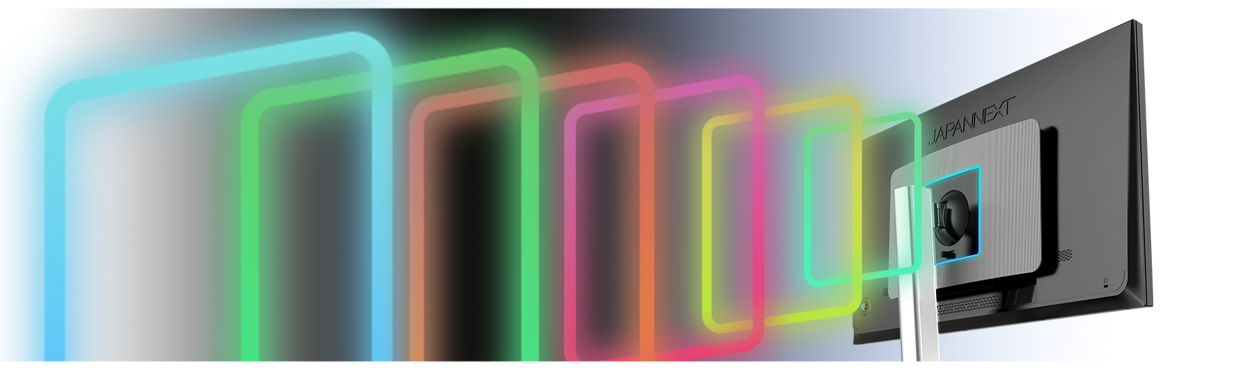 背面にLEDライト搭載