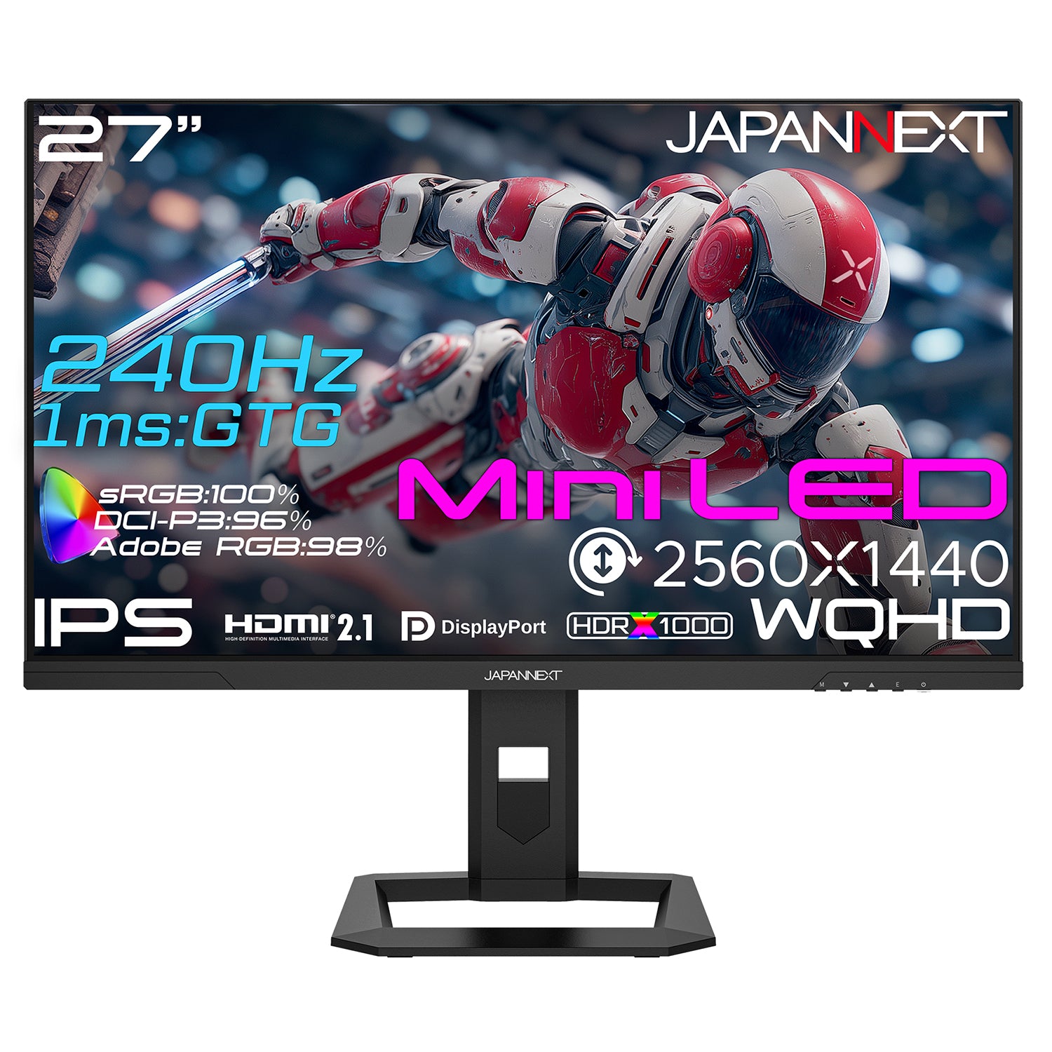 240Hz 27インチ JAPANNEXT ゲーミングモニター WQHD 1ms 165Hz ゲーミングモニター 27インチ JAPANNEXT Amazon.co.jp: 液晶 IPS ディスプレイ・モニター本体