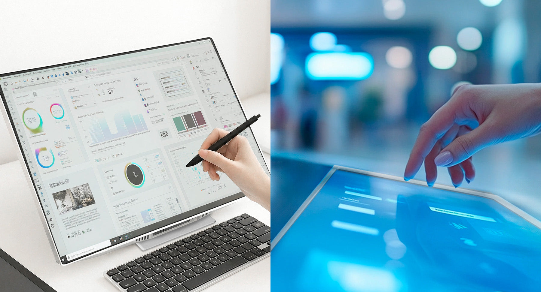 静電容量式タッチペン、指でのタッチ操作に対応。