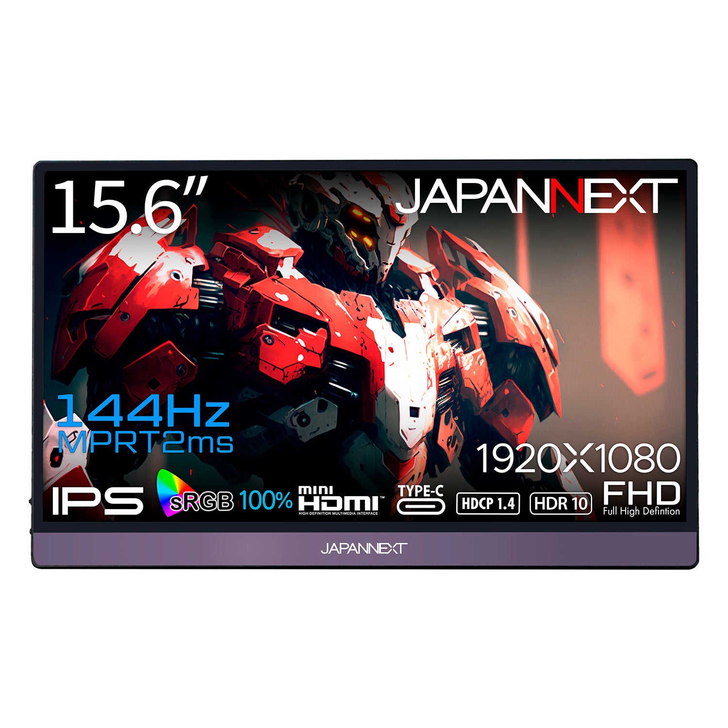 JAPANNEXT PCモニター液晶ディスプレイ JN-MD-156IPS144FHDR 15.6インチ