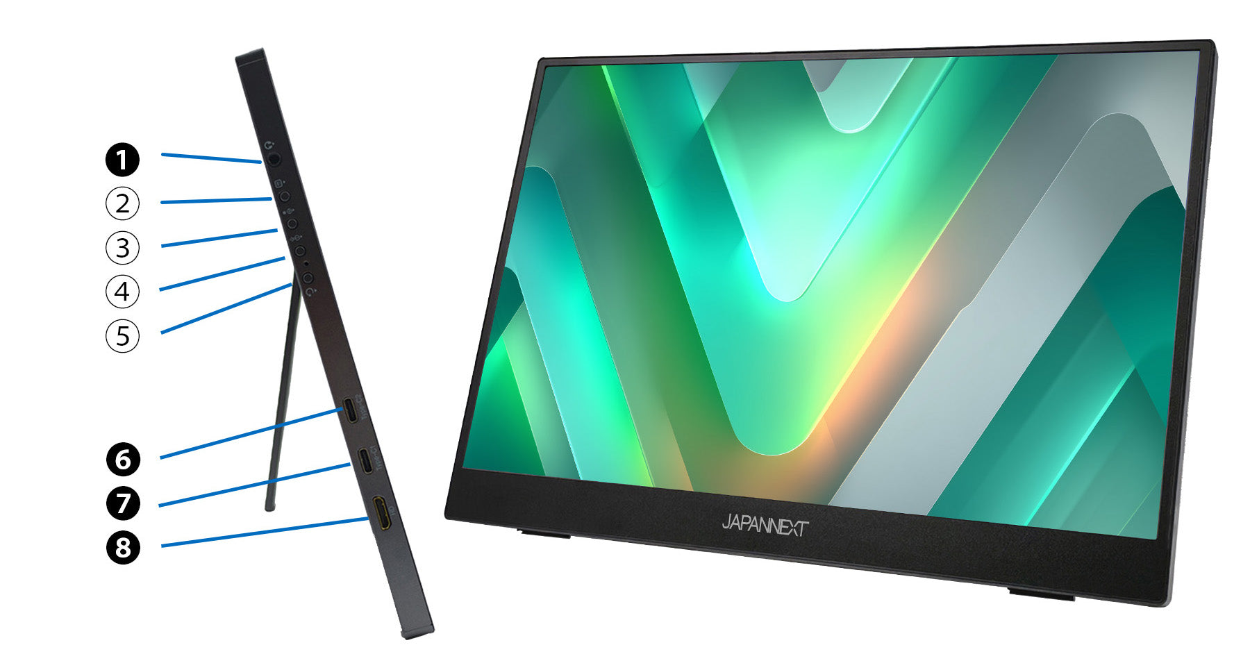 ECサイト限定】JAPANNEXT 14インチ IPSパネル搭載 WUXGA(1920×1200