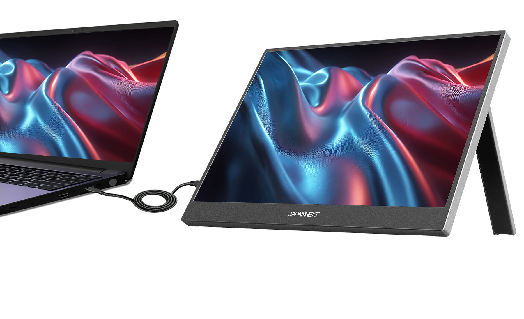 デュアルディスプレイがどこでも可能