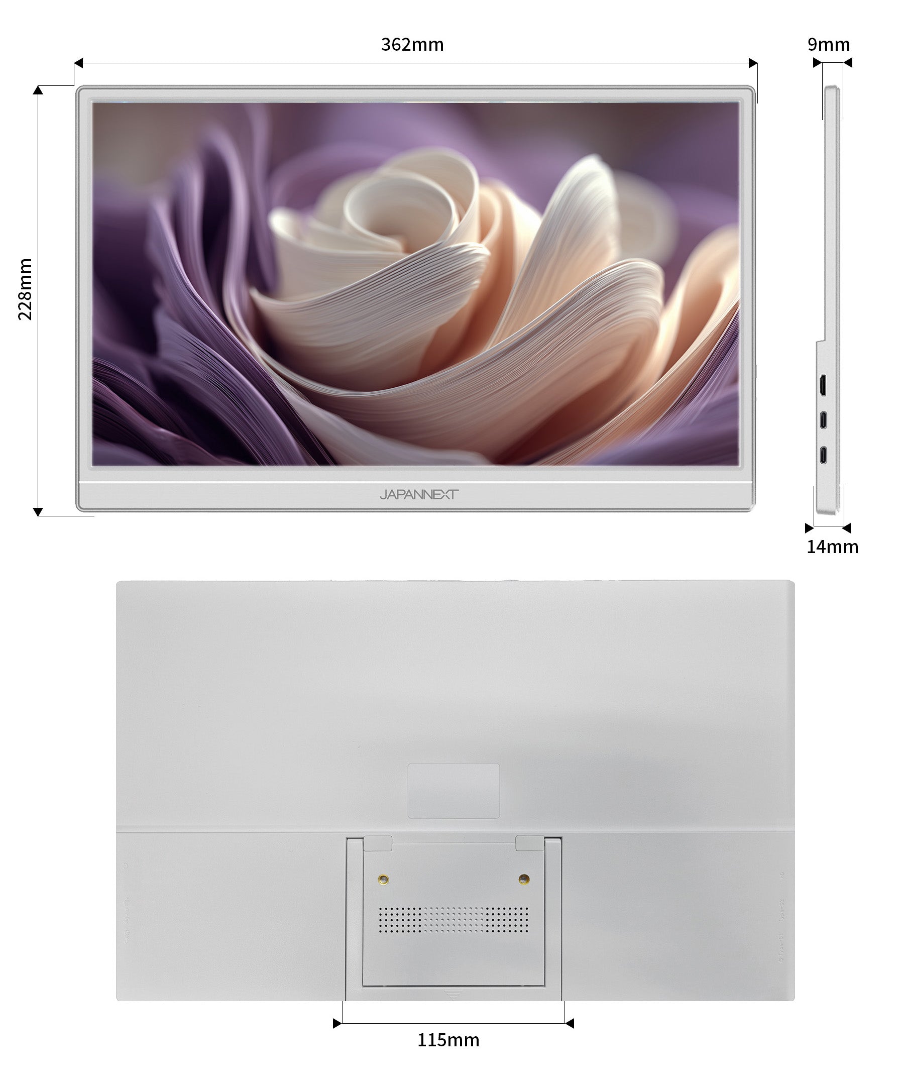 ECサイト限定】JAPANNEXT 15.6インチ IPSパネル搭載 フルHD(1920×1080