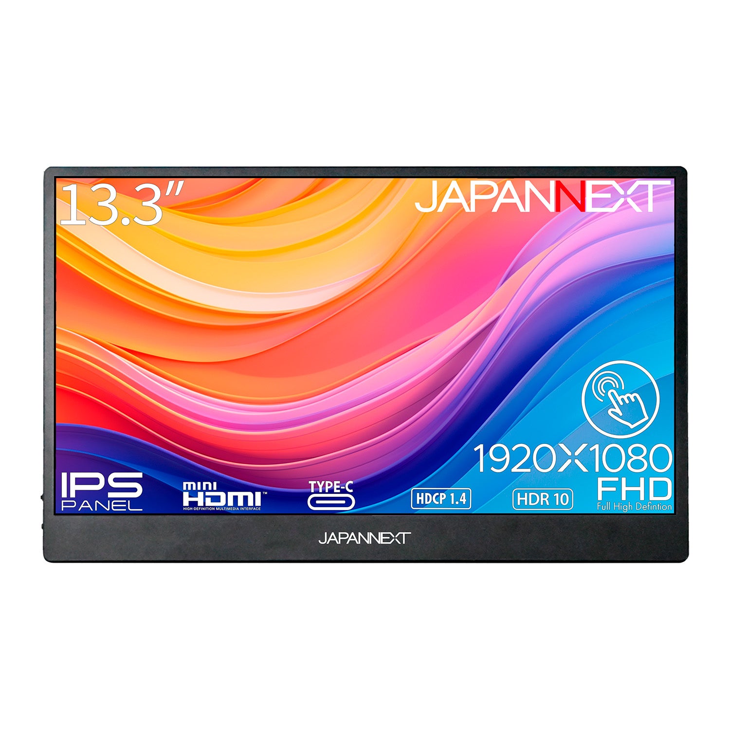 JAPANNEXT 13.3インチ IPSパネル搭載 フルHD(1920x1080)解像度