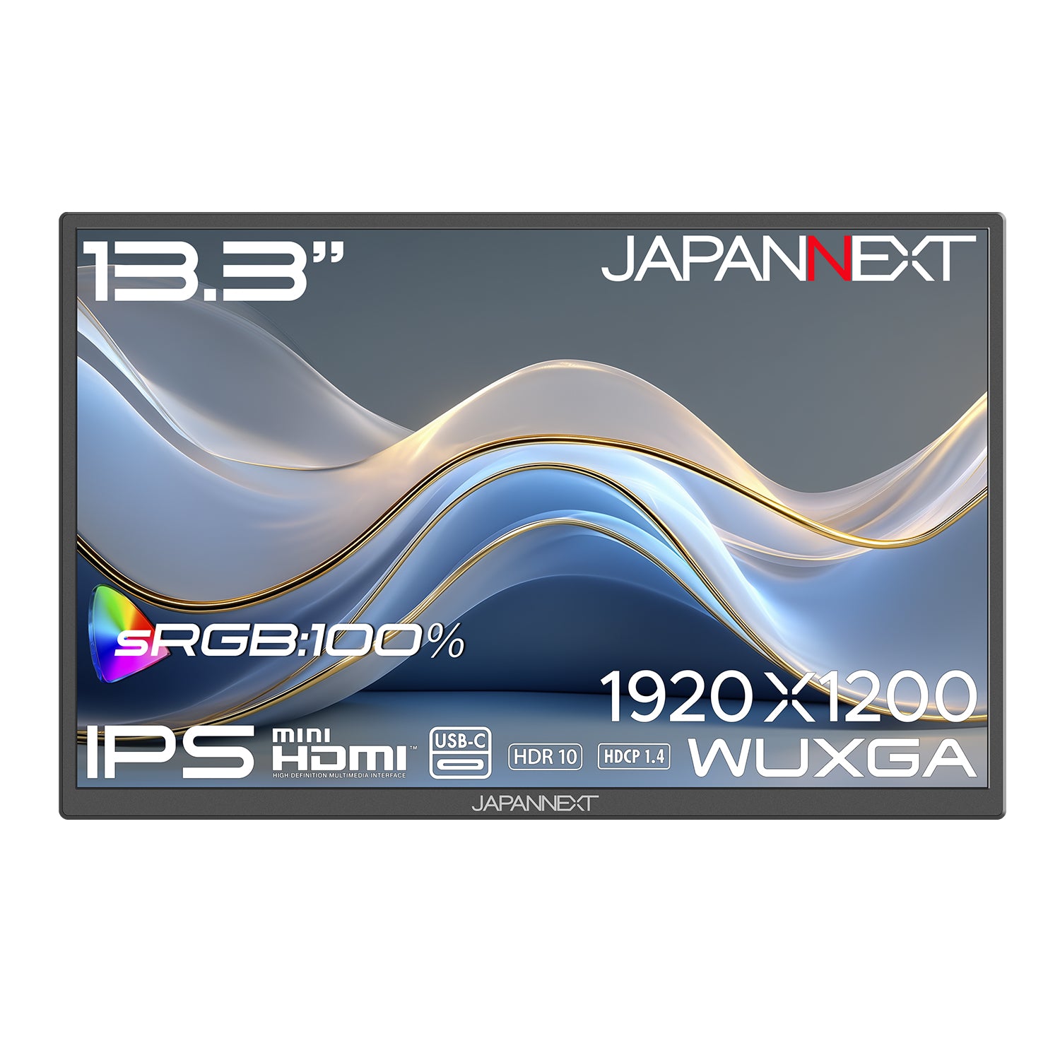 液晶TV JAPANNEXT 13.3インチ IPSパネル搭載 WUXGA(1920×1200)解像度 モバイル