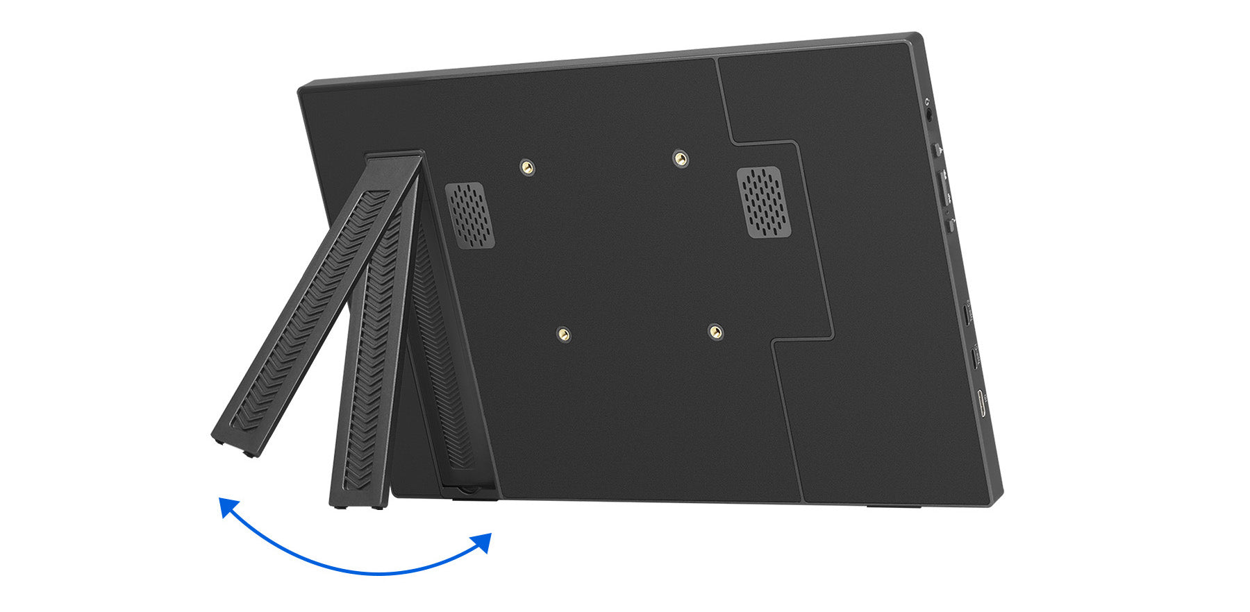自立式キックスタンド装備