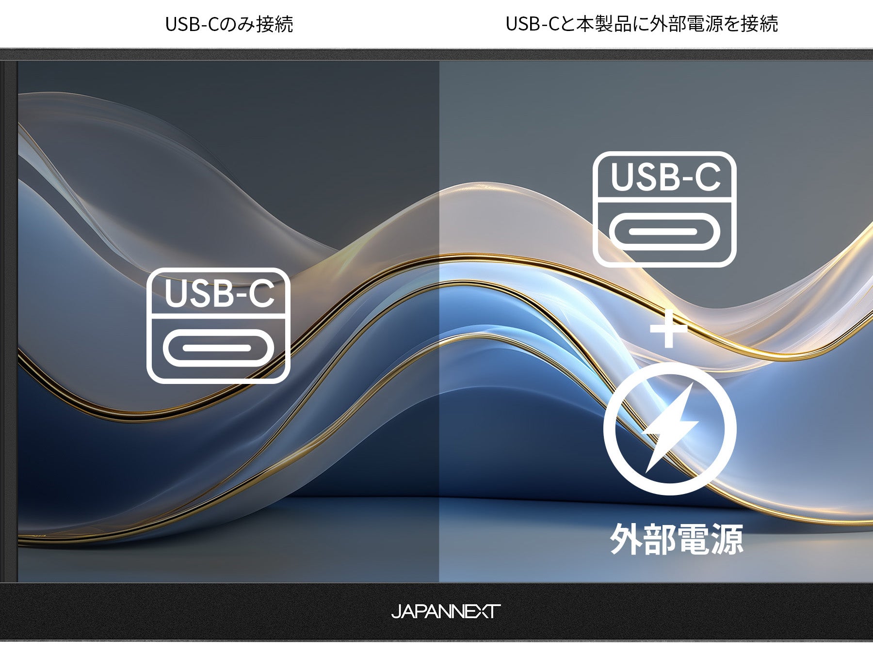  USB-C接続時の明るさについて