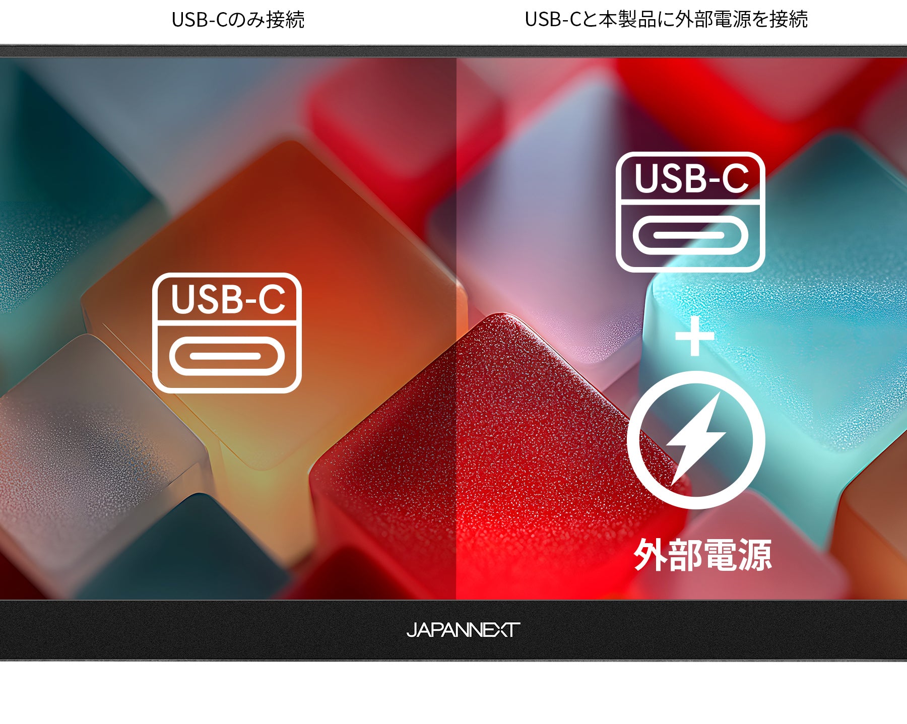 USB-C接続時の明るさについて