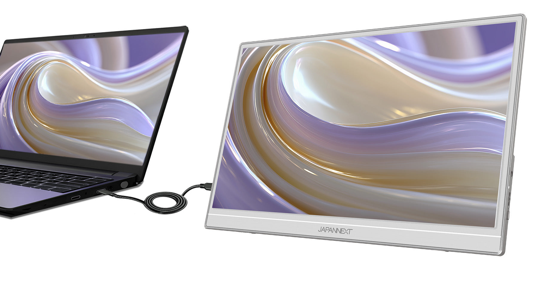 デュアルディスプレイがどこでも可能