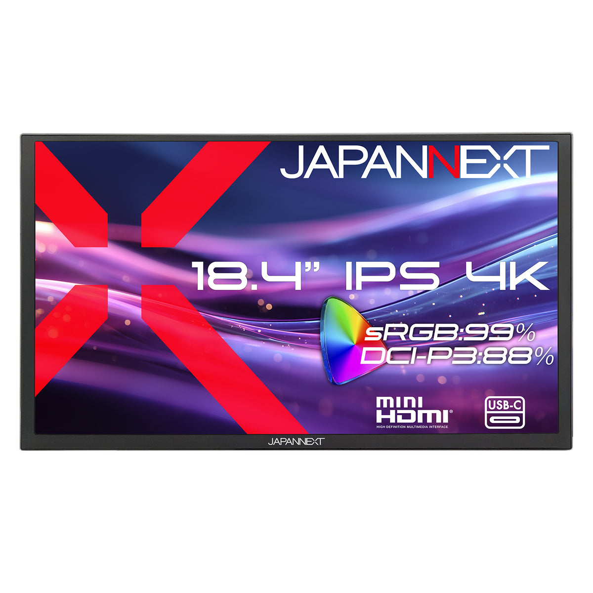 ECサイト限定】JAPANNEXT 18.4インチ IPSパネル搭載 4K(3840×2160 