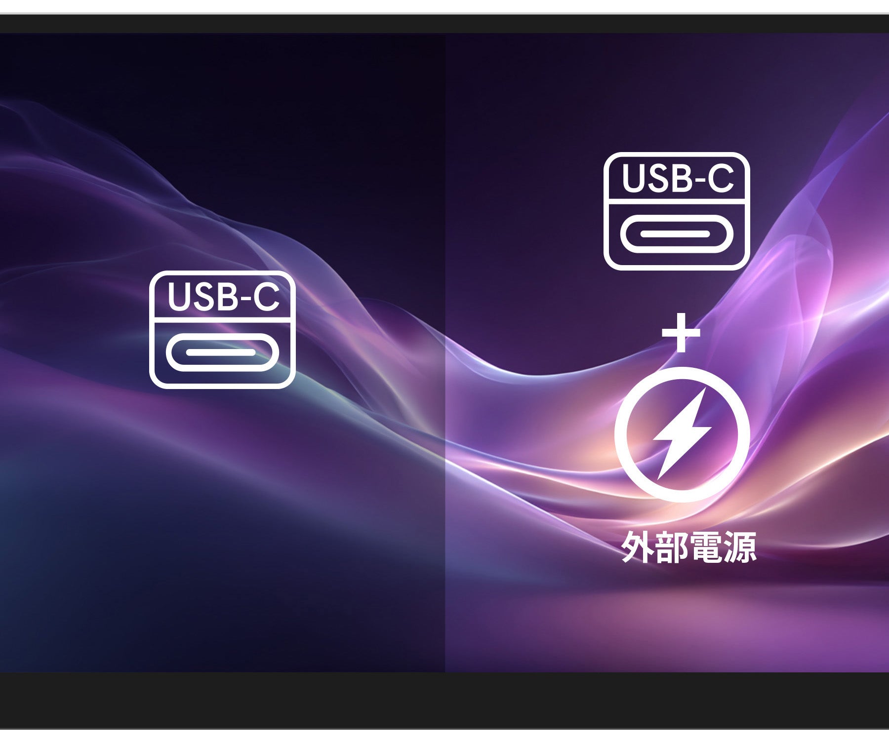 USB-C接続時の明るさについて