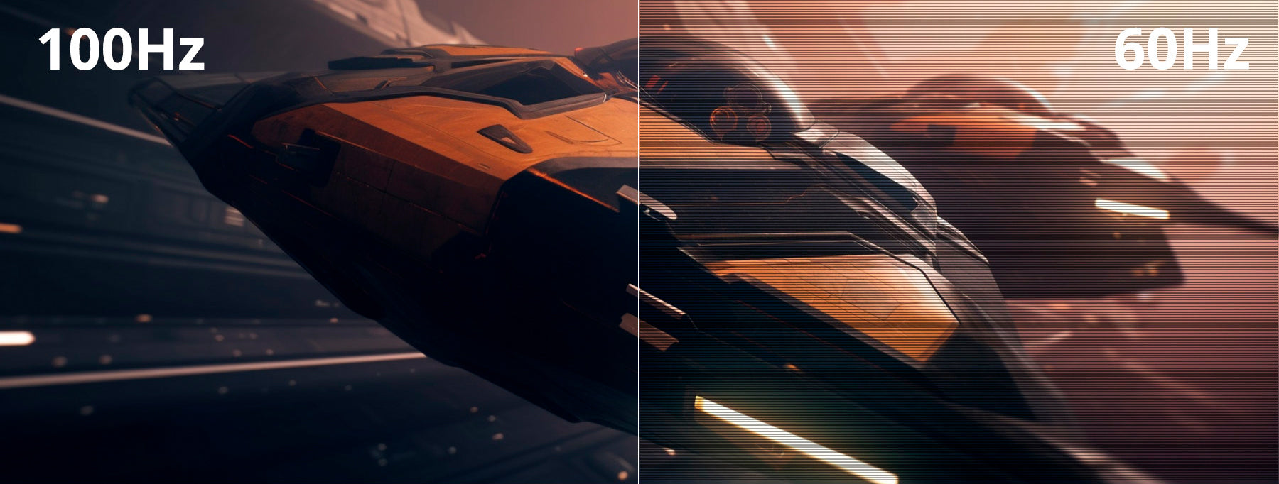 リフレッシュレート：100Hz 