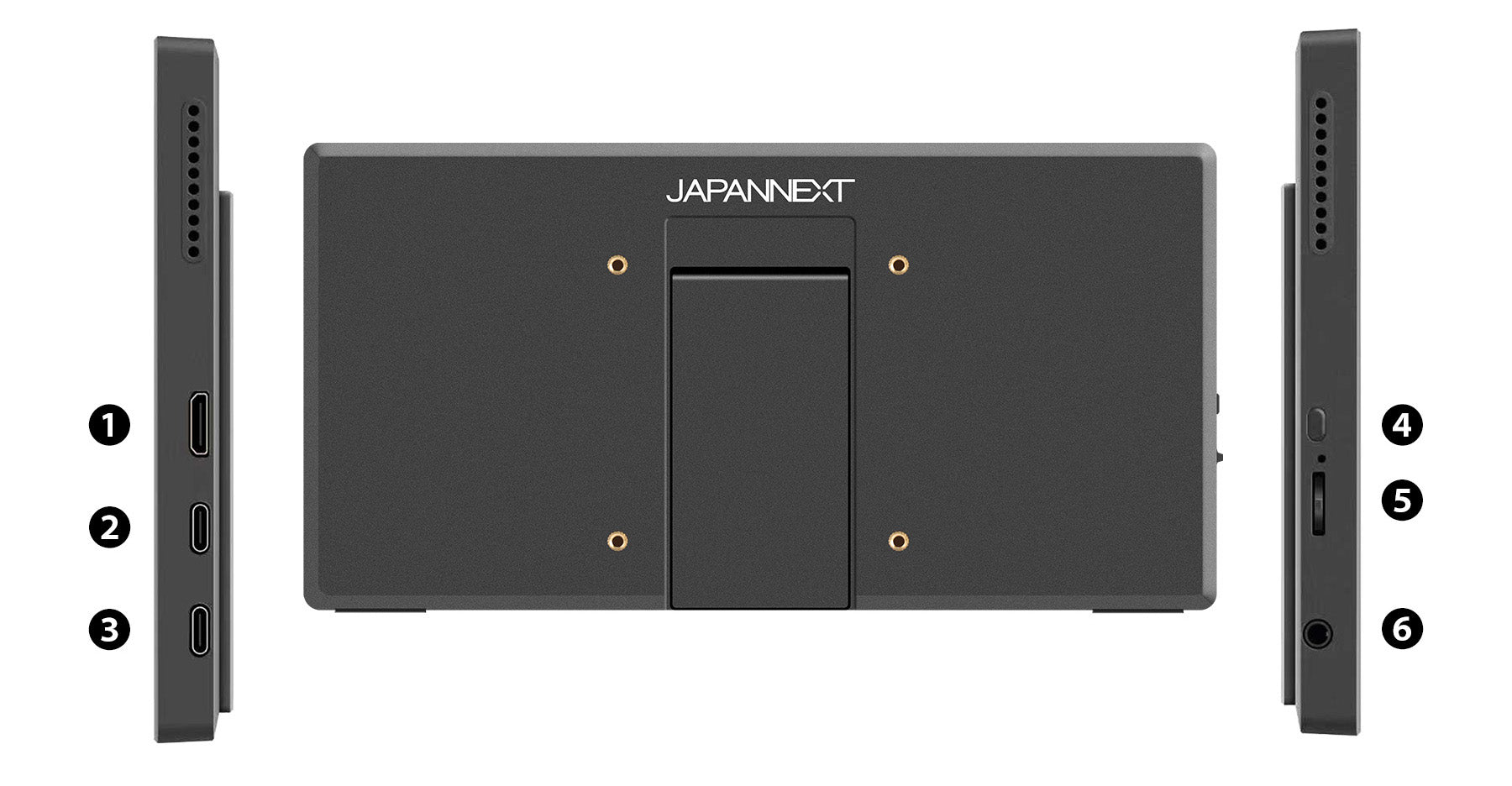 充実のインターフェイス