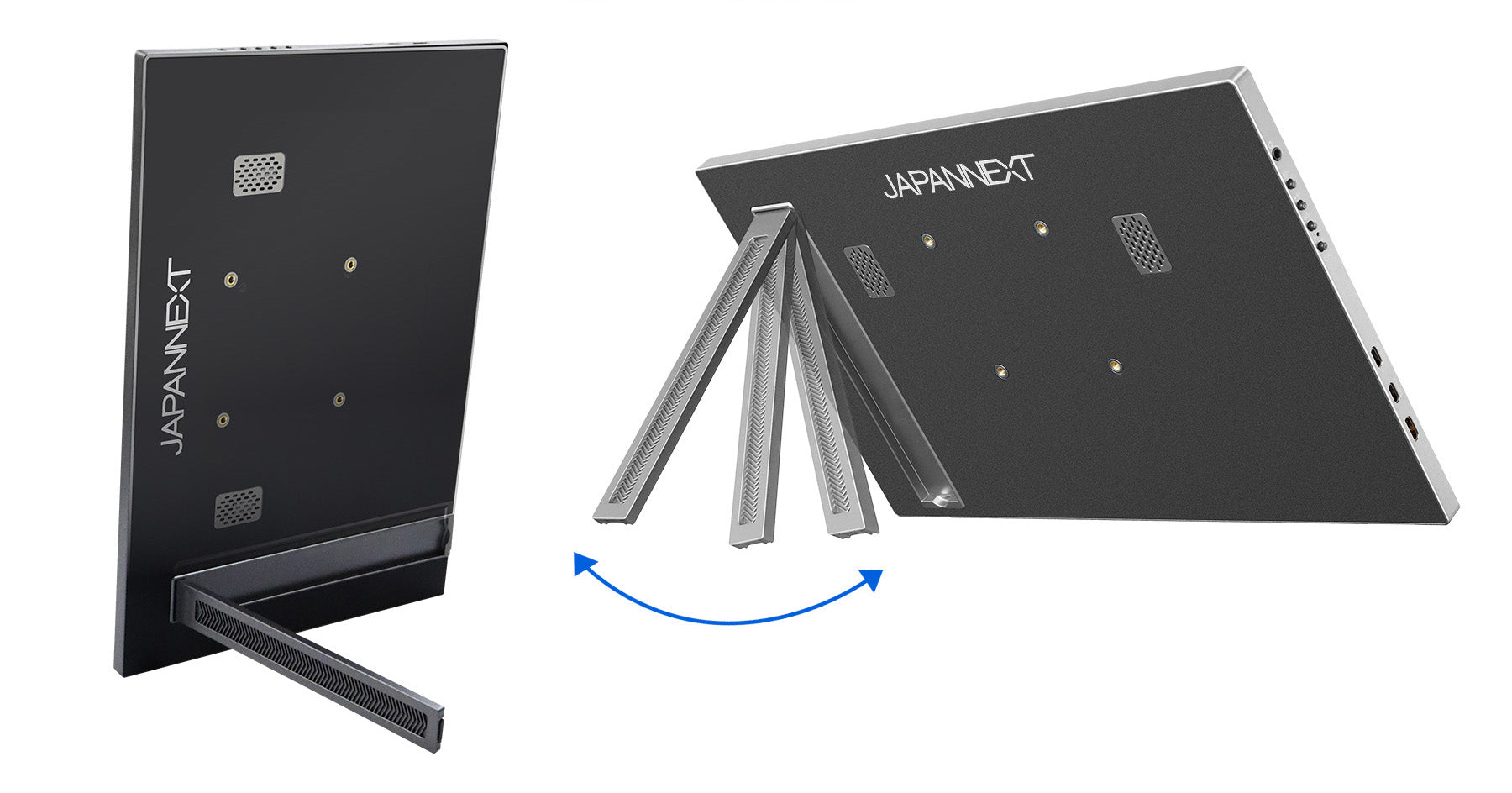 自立式キックスタンド装備