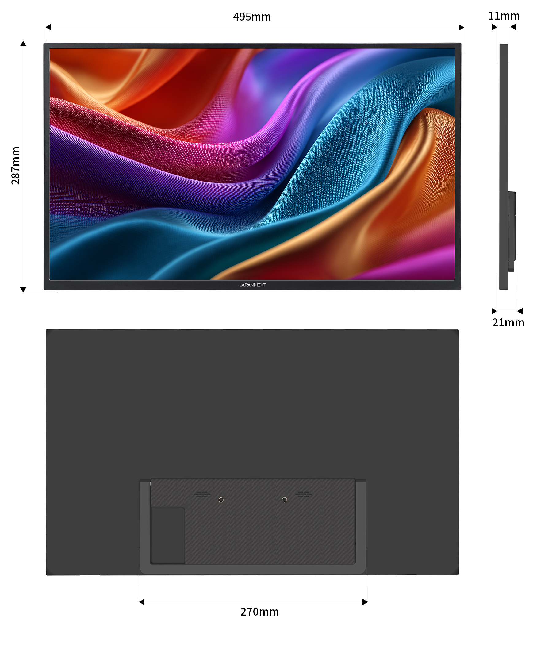 JAPANNEXT 21.5インチ VAパネル搭載 フルHD(1920×1080)解像度 大型 JAPANNEXT 21.5インチ VAパネル搭載 フルHD(1920×1080)解像度 大型