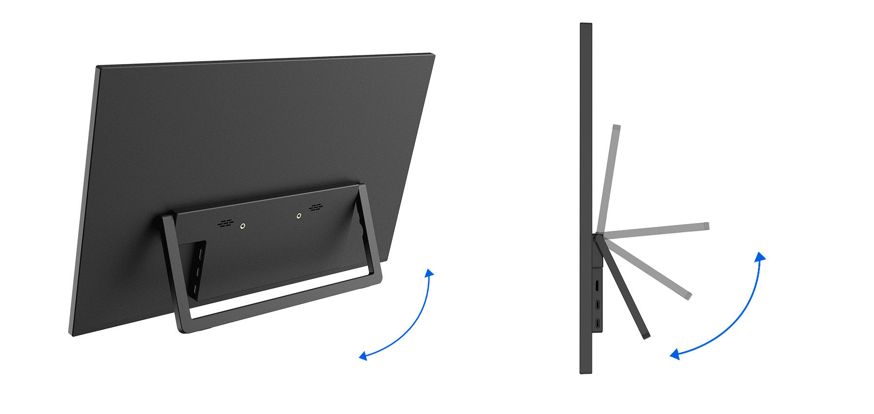 自立式キックスタンド装備