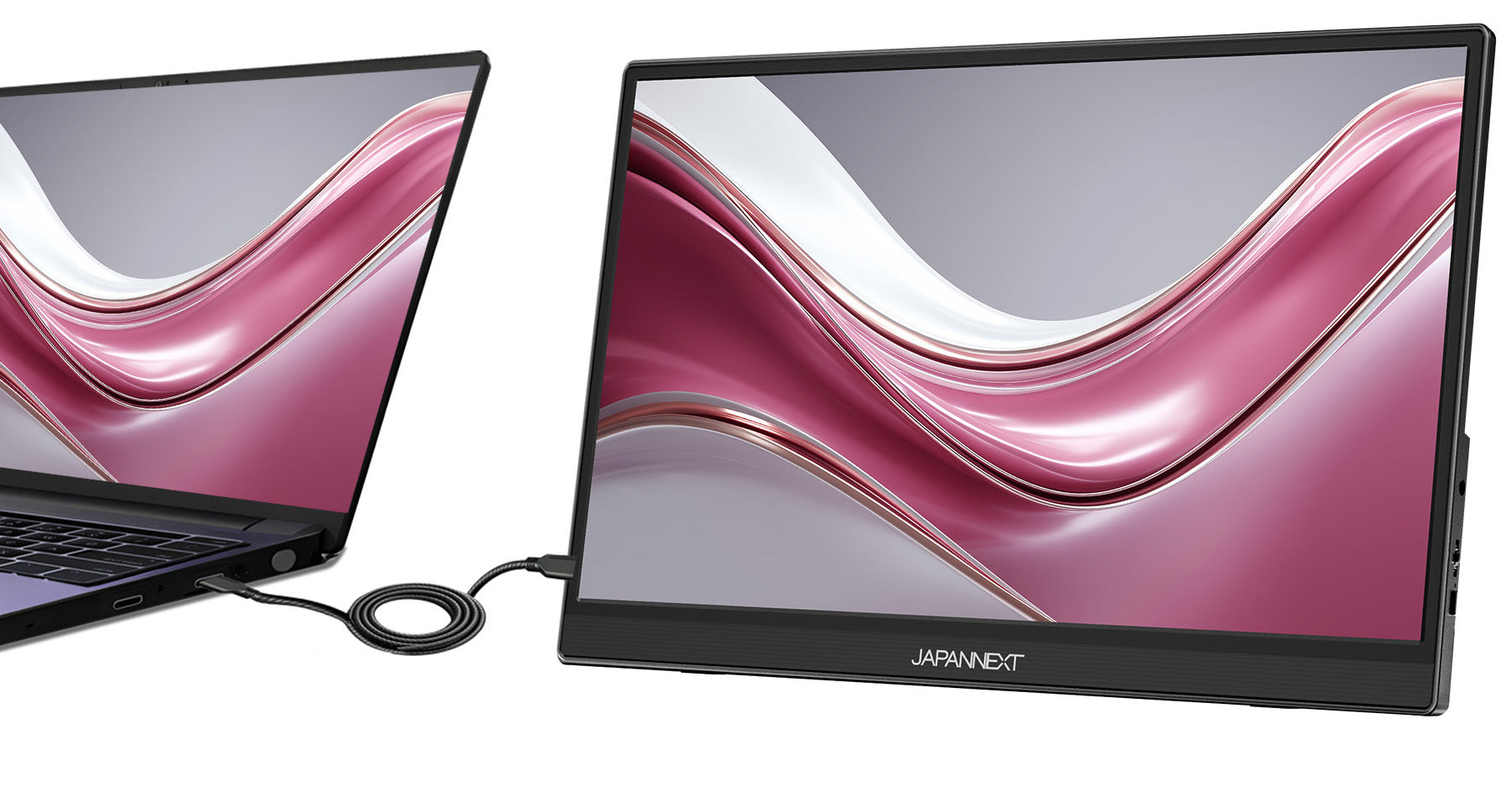 デュアルディスプレイがどこでも可能