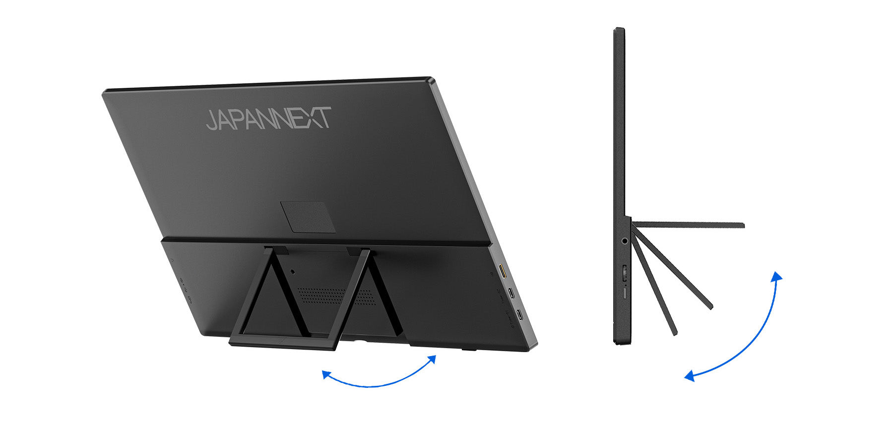 自立式キックスタンド装備