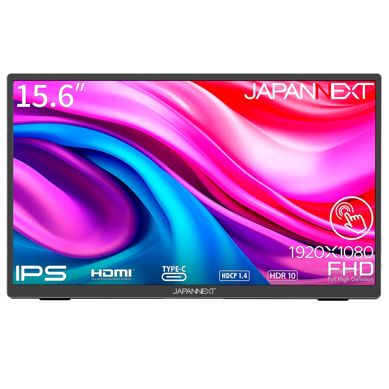 JAPANNEXT 15.6インチ タッチパネル搭載 フルHD(1920x1080)解像度