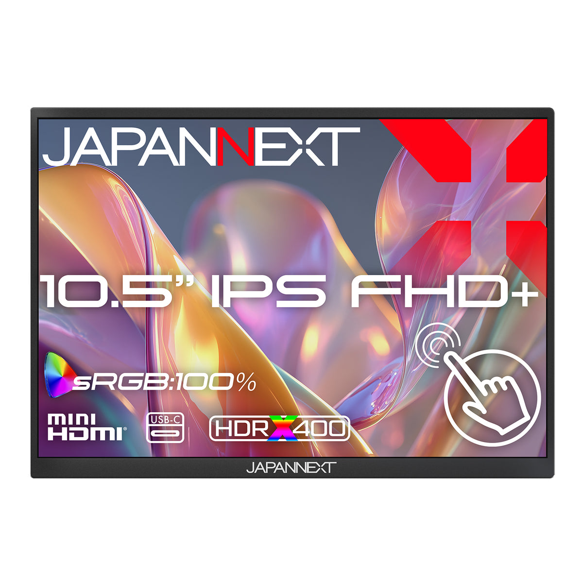 ECサイト限定】JAPANNEXT 10.5インチ IPSパネル搭載 5点マルチタッチ 