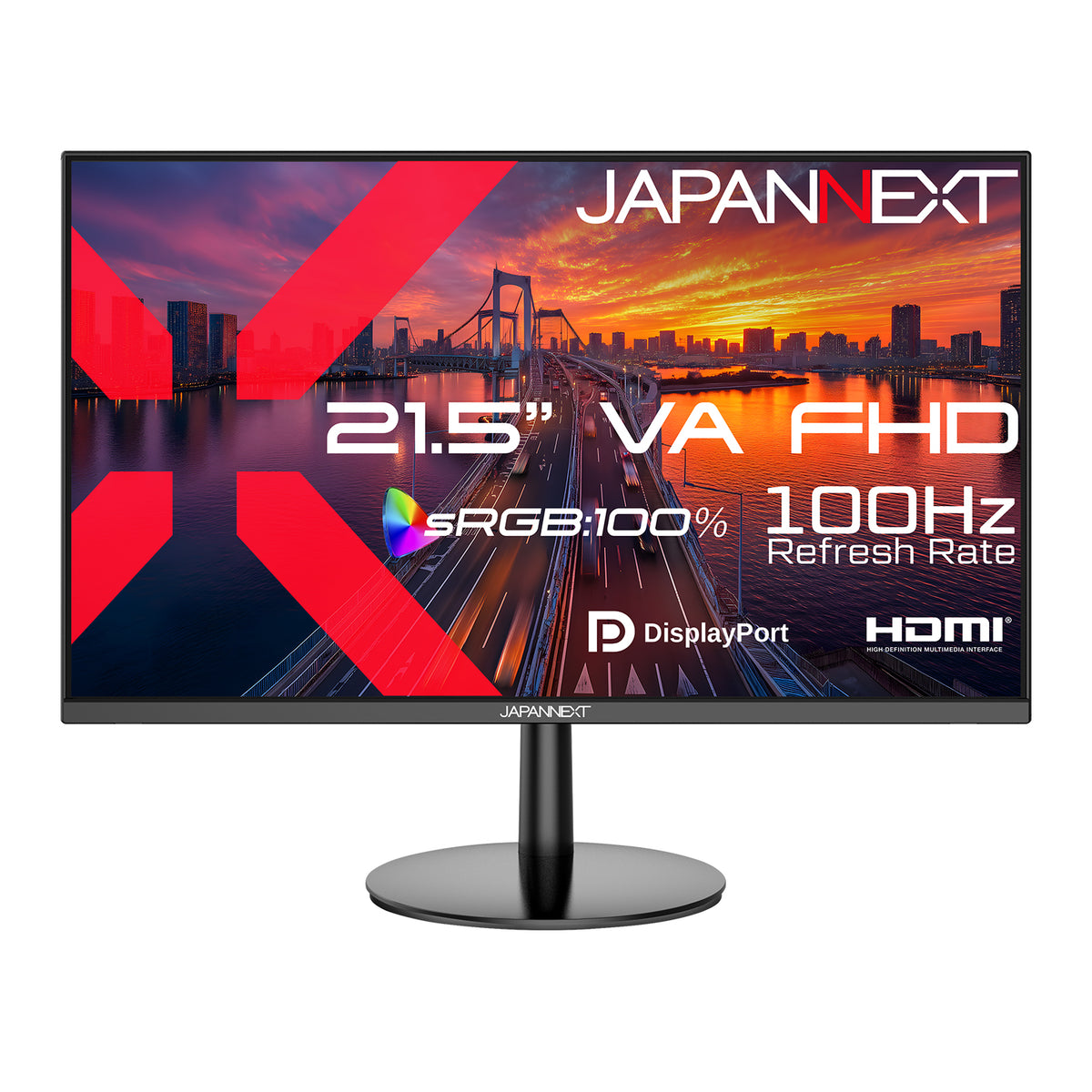 販路限定】JAPANNEXT 21.5インチ VAパネル搭載 フルHD(1920×1080 