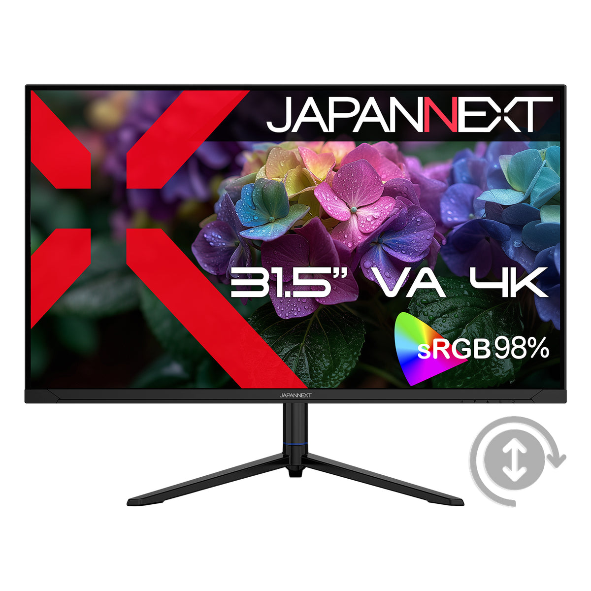 JAPANNEXT 31.5インチ VAパネル搭載 4K(3840x2160)解像度 液晶モニター 