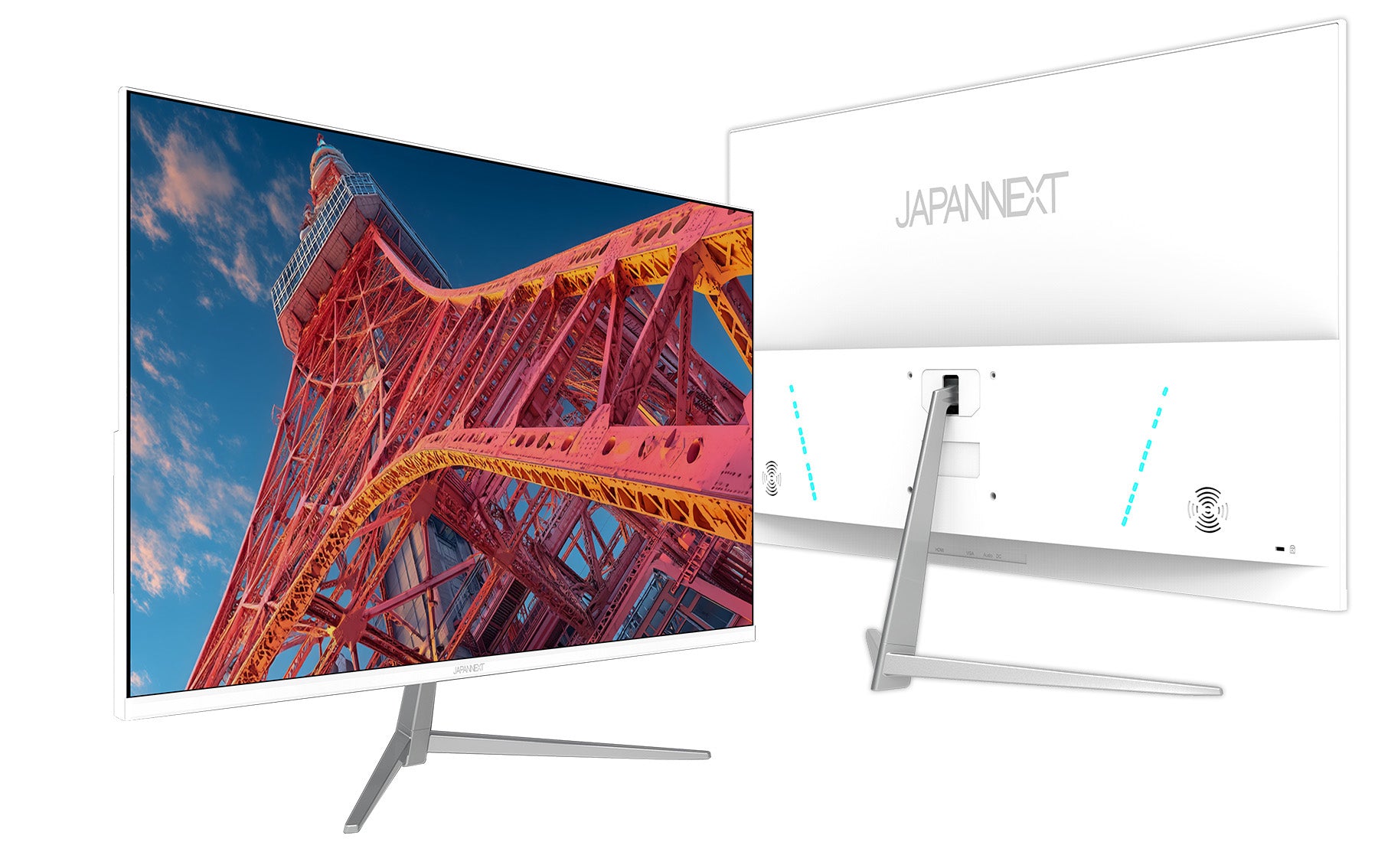 JAPANNEXT 32インチ VAパネル搭載 フルHD(1920×1080)解像度 ホワイト