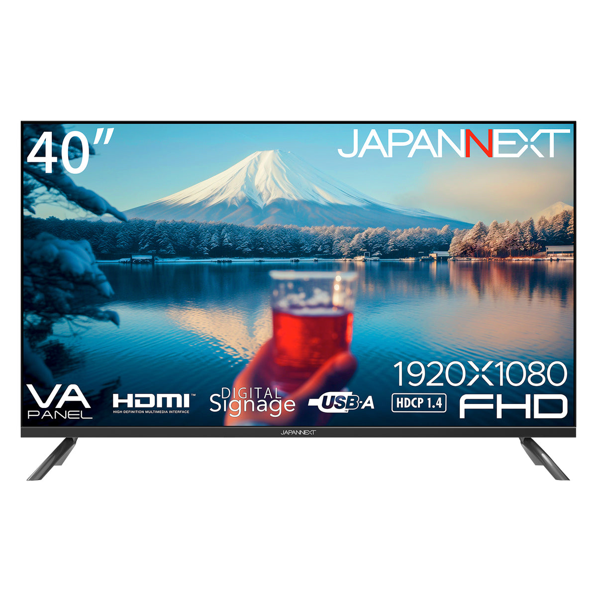 JAPANNEXT 40インチ VAパネル搭載 大型フルHD液晶モニター JN-V40TFHD 