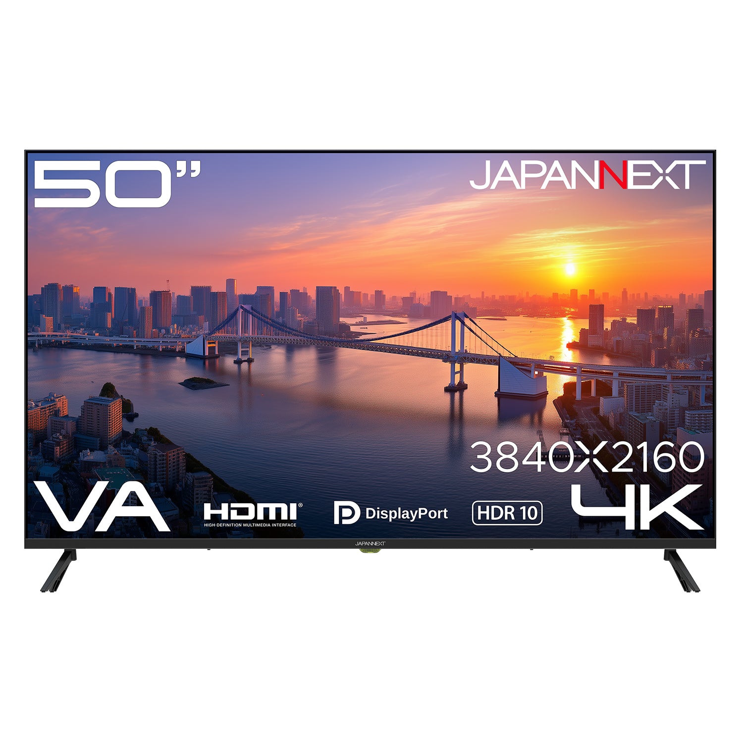 2年保証モデル】JAPANNEXT 50インチ VAパネル搭載 4K(3840×2160)解像度